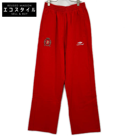 BALENCIAGA バレンシアガ 24SS レッド 777708 サッカーバギースウェットパンツ ボトムス