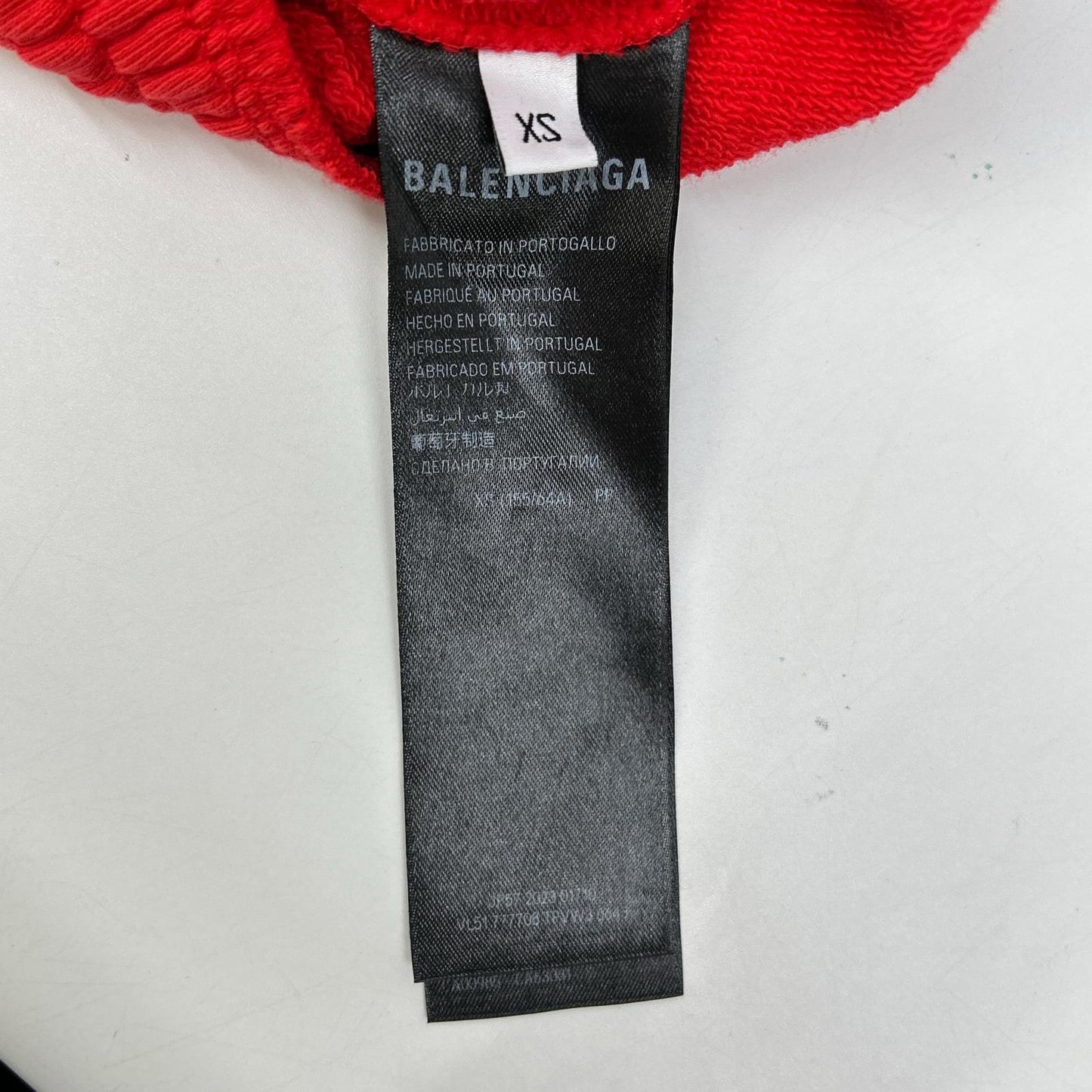 BALENCIAGA バレンシアガ 24SS レッド 777708 サッカーバギースウェットパンツ ボトムス