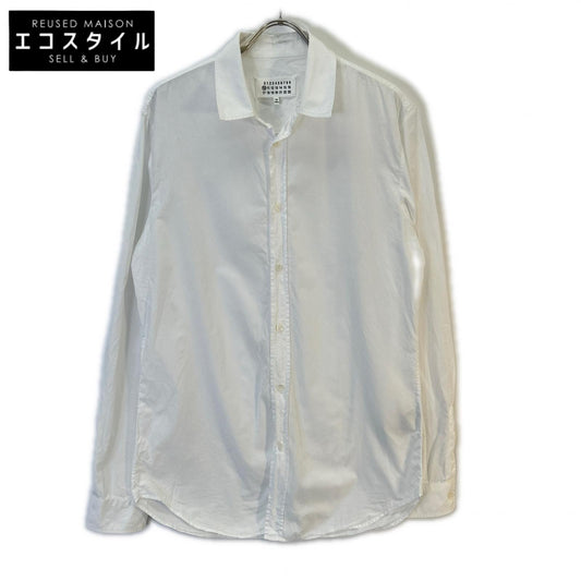 Maison Margiela メゾンマルジェラ ホワイト 15年 S50DL0245 スリム レギュラーカラーシャツ トップス