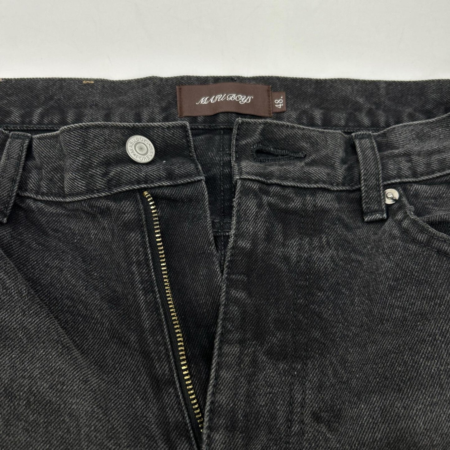 MASU エム エー エス ユー MASUBOYS B25F9PL002 USED加工 MB BAGGY ジーンズ ボトムス