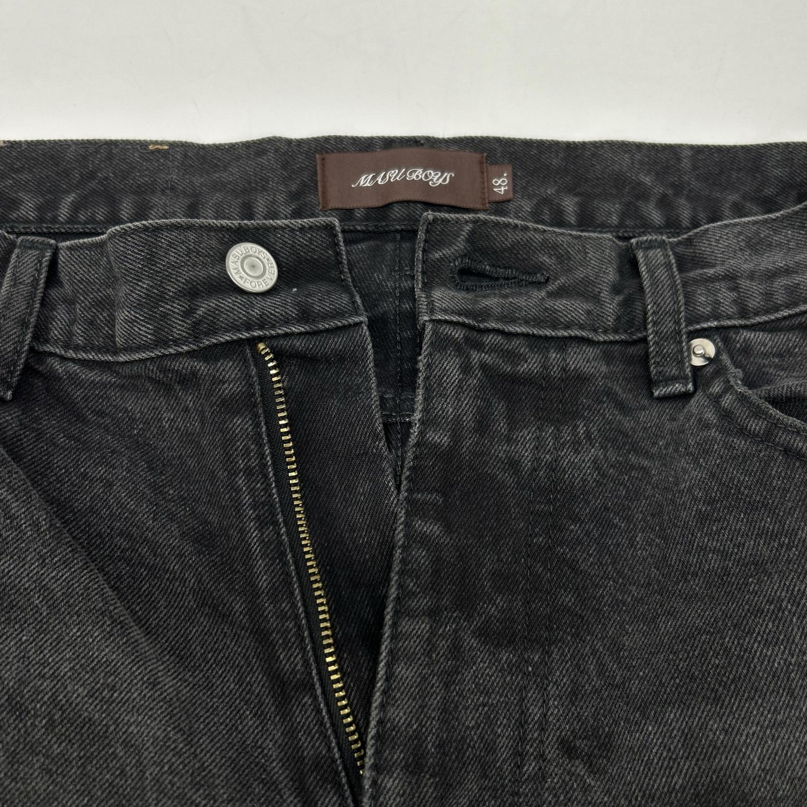 MASU エム エー エス ユー MASUBOYS B25F9PL002 USED加工 MB BAGGY ジーンズ ボトムス