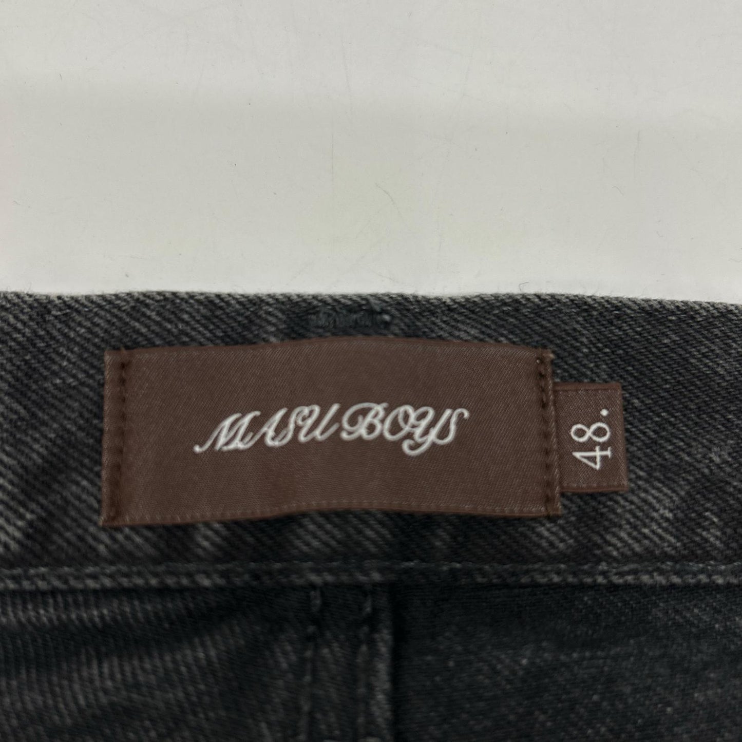 MASU エム エー エス ユー MASUBOYS B25F9PL002 USED加工 MB BAGGY ジーンズ ボトムス