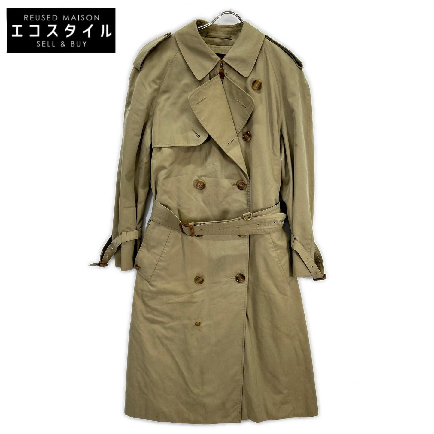 Aquascutum Aquascutum 英国产 米色 风衣 外套