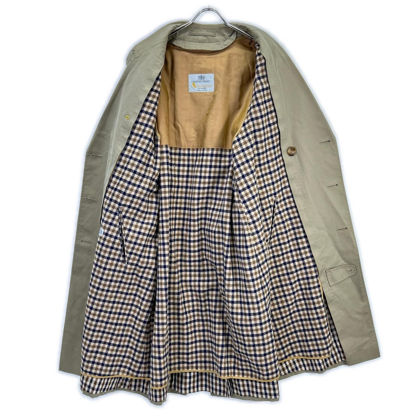 Aquascutum Aquascutum 英国产 米色 风衣 外套