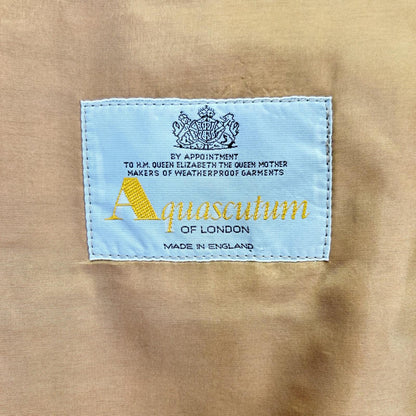 Aquascutum アクアスキュータム イギリス製 ベージュ トレンチコート コート
