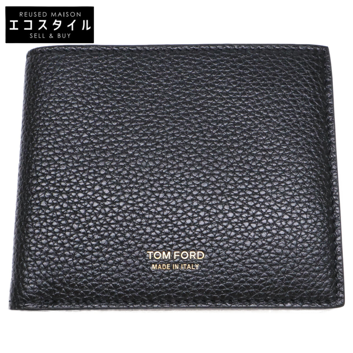 【新品同様】122Y0228-LCL158G-1N001 T LINE CLASSIC BIFOLD WALLET レザー 二つ折り財布 二つ折り財布（小銭入れあり） メンズ