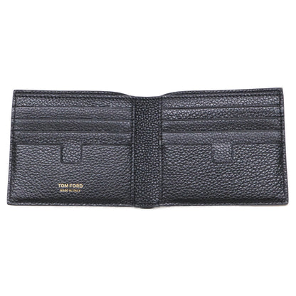 【新品同様】122Y0228-LCL158G-1N001 T LINE CLASSIC BIFOLD WALLET レザー 二つ折り財布 二つ折り財布（小銭入れあり） メンズ