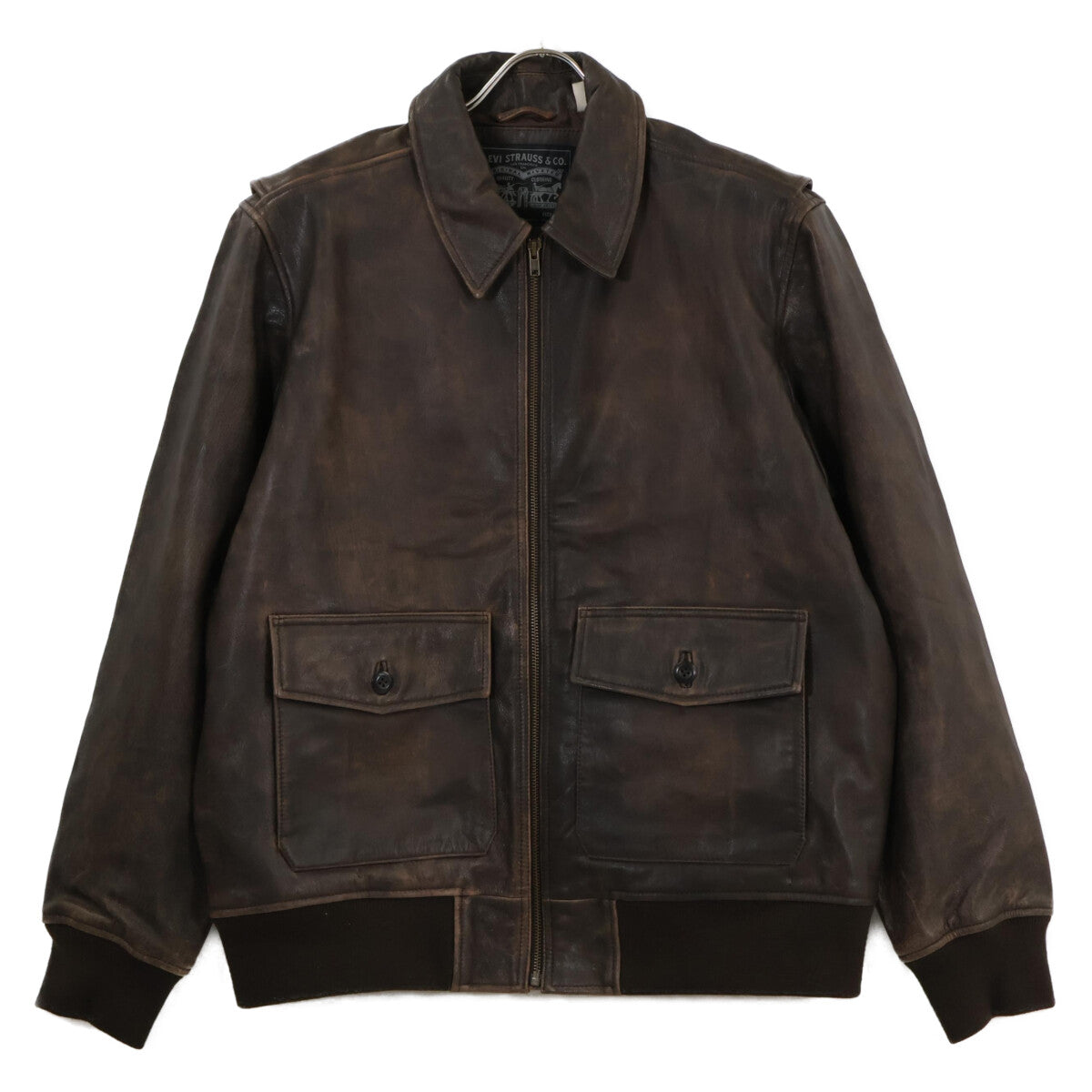LEVI‘S リーバイス 【美品】PC9-003AU-0000 VINTAGE CLOTHING CLAYTON ゴートレザー アビエータージャケット ジャケット