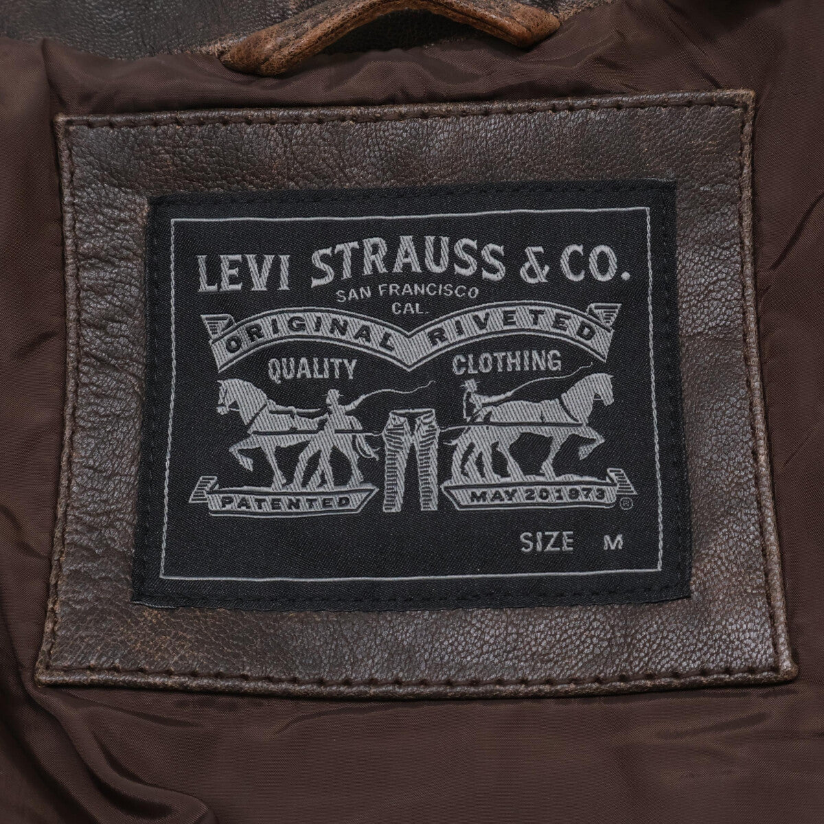 LEVI‘S リーバイス 【美品】PC9-003AU-0000 VINTAGE CLOTHING CLAYTON ゴートレザー アビエータージャケット ジャケット