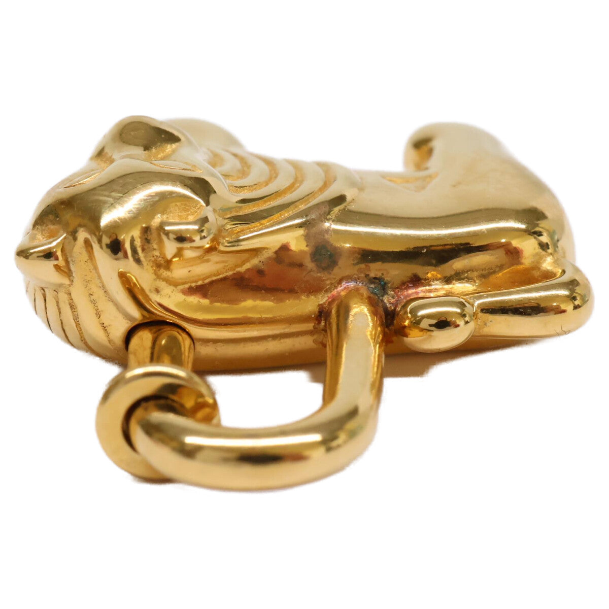 HERMES エルメス 1997年限定 ライオン カデナ キーホルダー