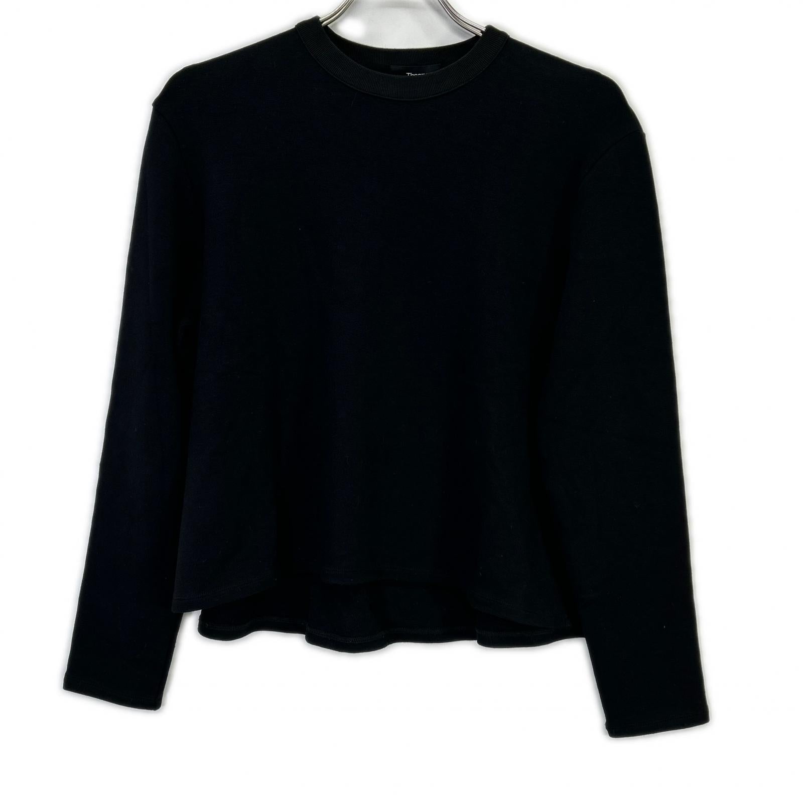 Theory セオリー 01-4301006 DOUBLE KNIT LT N A字形套头毛衣 针织上衣