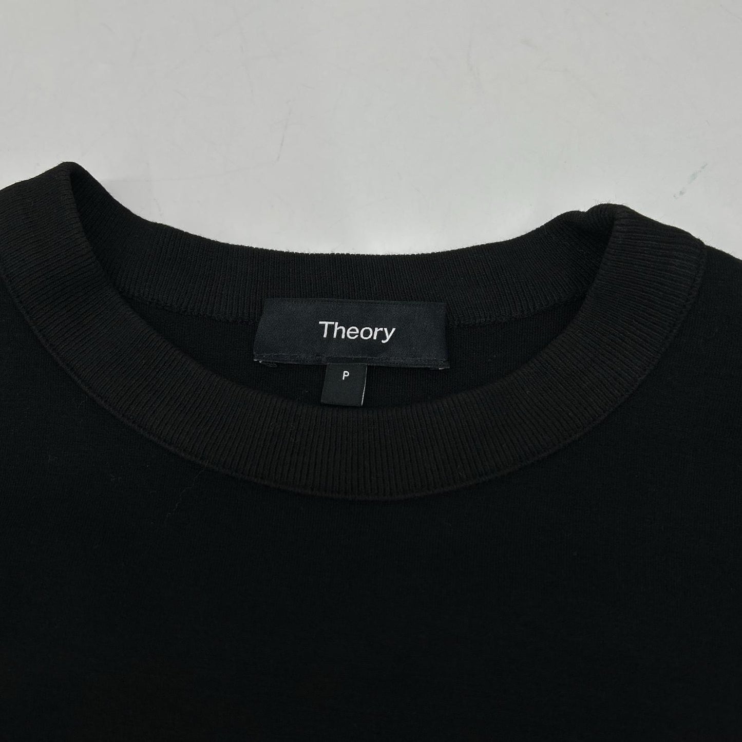 Theory セオリー 01-4301006 DOUBLE KNIT LT N A字形套头毛衣 针织上衣