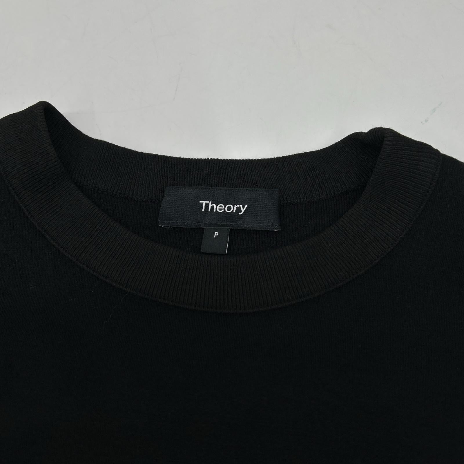 Theory セオリー 01-4301006 DOUBLE KNIT LT N A字形套头毛衣 针织上衣