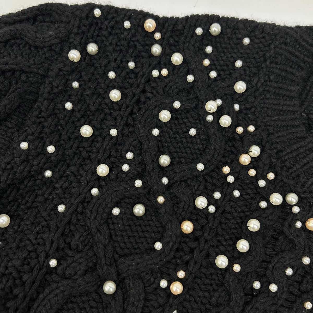 RED VALENTINO レッドヴァレンチノ ブラック レースカラー ニットワンピース ワンピース