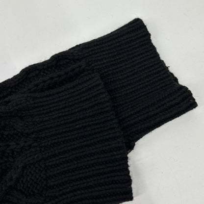 RED VALENTINO レッドヴァレンチノ ブラック レースカラー ニットワンピース ワンピース