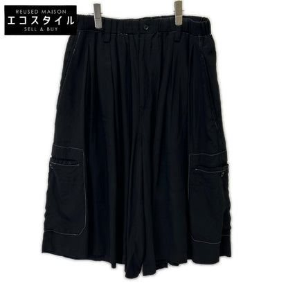 Yohji Yamamoto POUR HOMME Black 22SS HG-P60-453 Silk Pants Bottoms