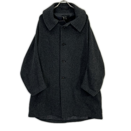 Y's ワイズ グレー 23AW YC-C20-125 ウールコート コート