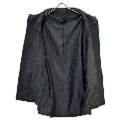 Y's ワイズ グレー 23AW YC-C20-125 ウールコート コート