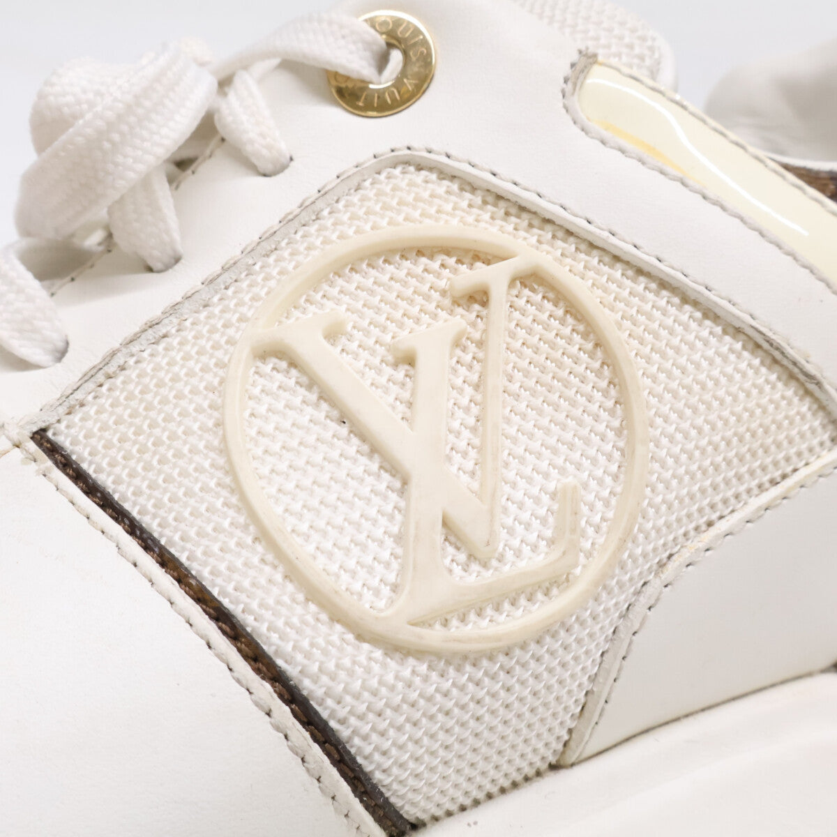 LOUIS VUITTON ルイヴィトン ランアウェイ パテントモノグラム・キャンバス スニーカー シューズ