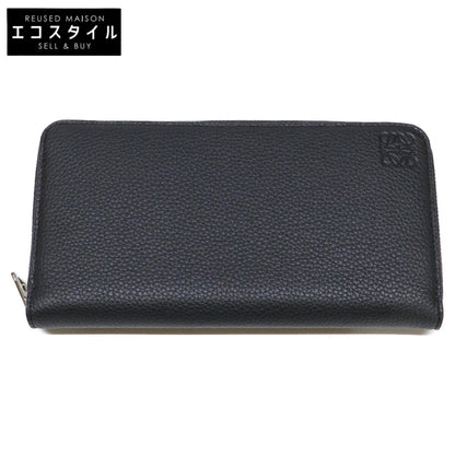 【美品】C660T12X02 アナグラム ロゴ ラウンドファスナー 長財布（小銭入れあり） メンズ
