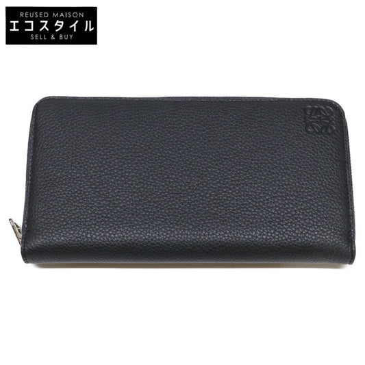 【美品】C660T12X02 アナグラム ロゴ ラウンドファスナー 長財布（小銭入れあり） メンズ