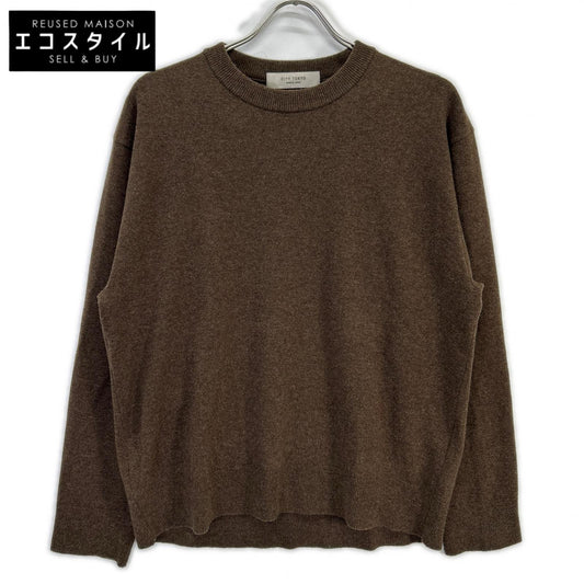 245630004 Brown 100% Wool Sweater Top 1 Men's