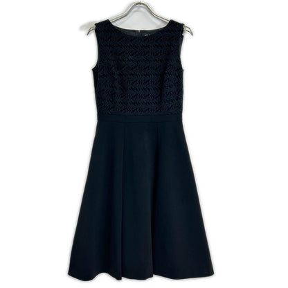 FOXEY NEW YORK フォクシーニューヨーク ブラック 37570 Dress Freesia ノースリーブ ワンピース ワンピース