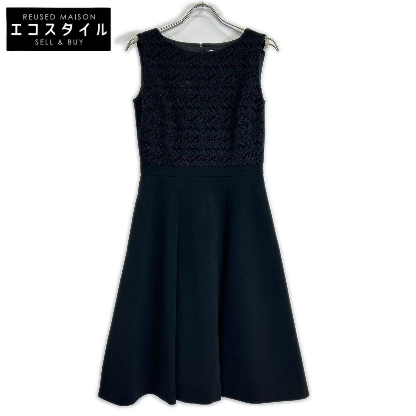 FOXEY NEW YORK フォクシーニューヨーク ブラック 37570 Dress Freesia ノースリーブ ワンピース ワンピース