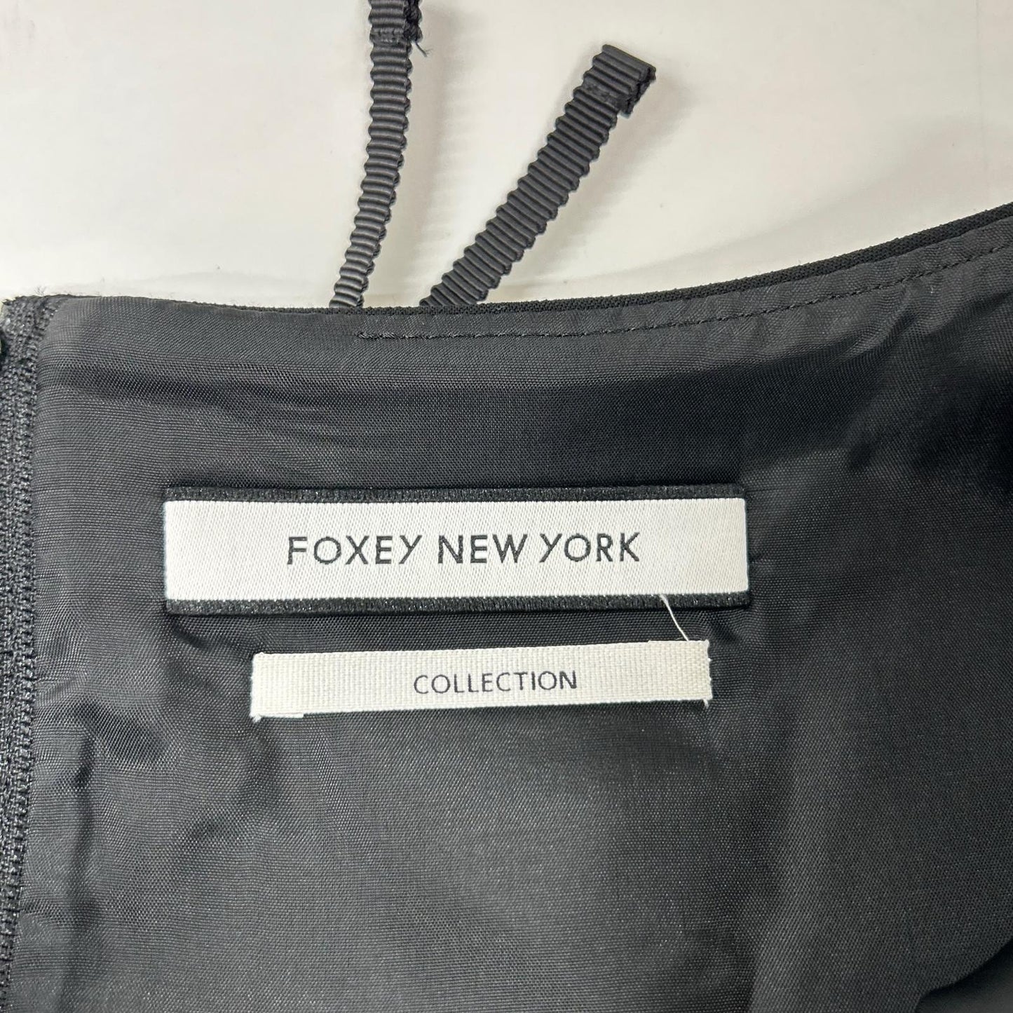 FOXEY NEW YORK フォクシーニューヨーク ブラック 37570 Dress Freesia ノースリーブ ワンピース ワンピース