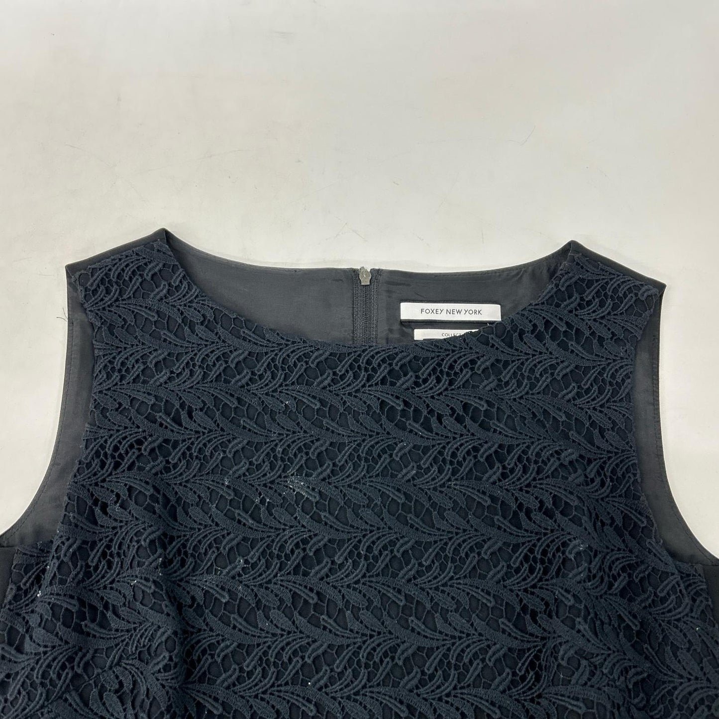 FOXEY NEW YORK フォクシーニューヨーク ブラック 37570 Dress Freesia ノースリーブ ワンピース ワンピース