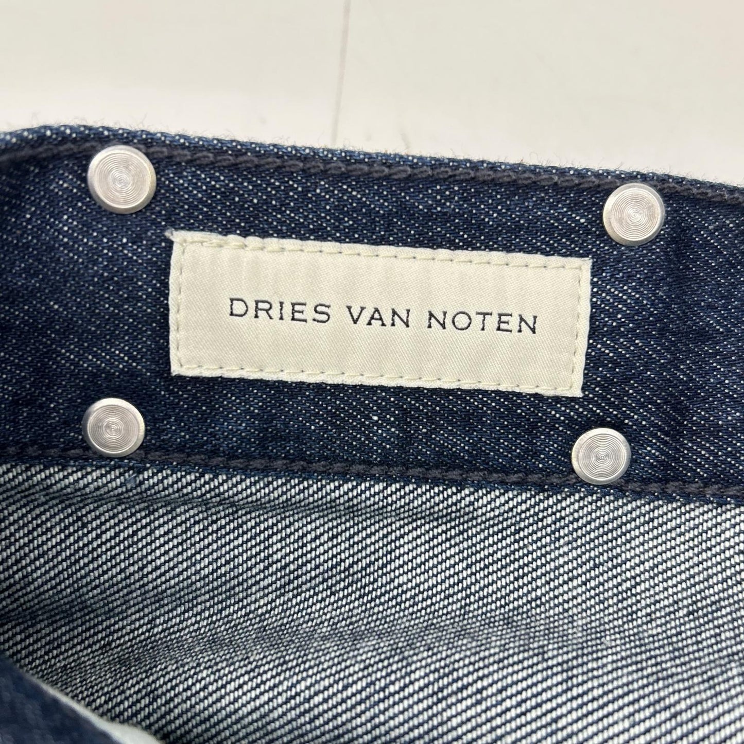 DRIES VAN NOTEN ドリスヴァンノッテン インディゴ PENNING DEN 2381 M.W.PANTS ボトムス