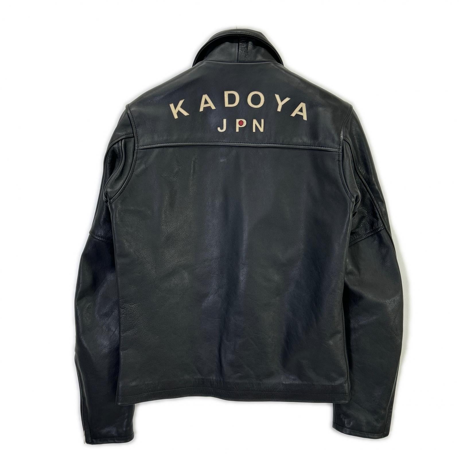 KADOYA カドヤ K'S LEATHER 牛革 シングルライダースジャケット ジャケット