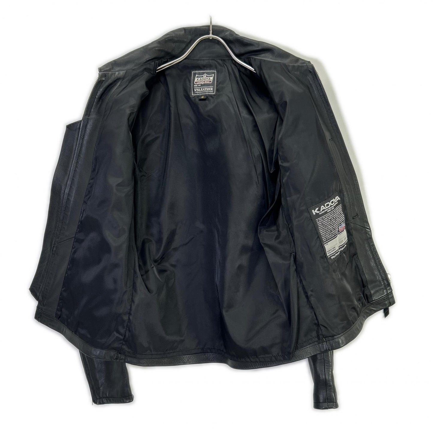 KADOYA カドヤ K'S LEATHER 牛革 シングルライダースジャケット ジャケット