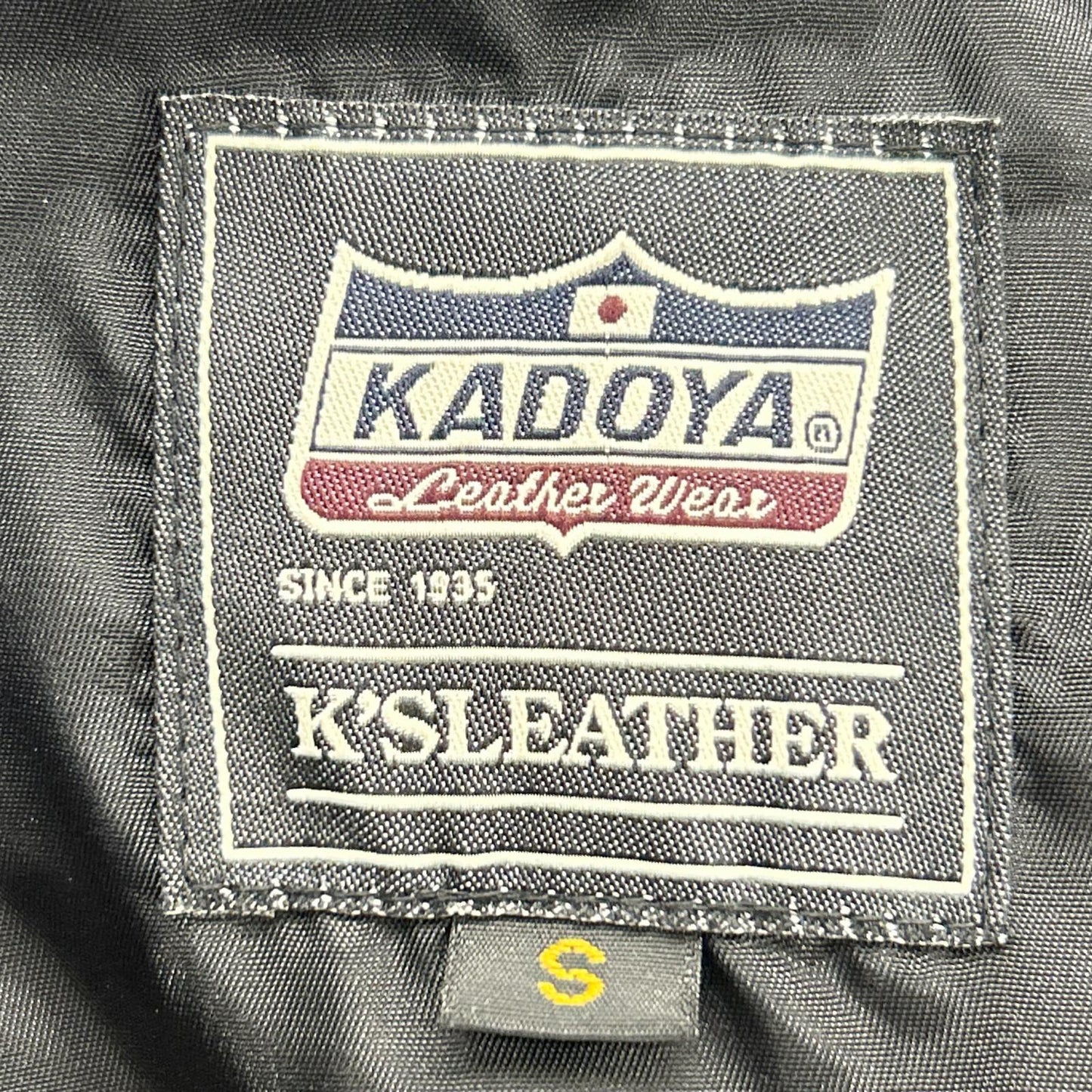 KADOYA カドヤ K'S LEATHER 牛革 シングルライダースジャケット ジャケット