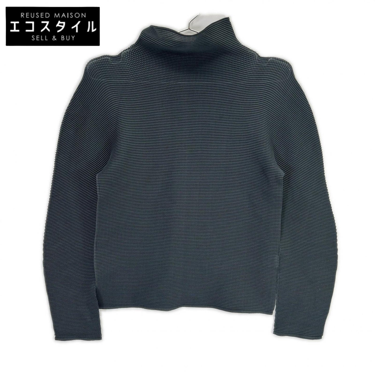 MeISSEYMIYAKE ミーイッセイミヤケ グリーン MI11FJ211 プリーツカットソー トップス