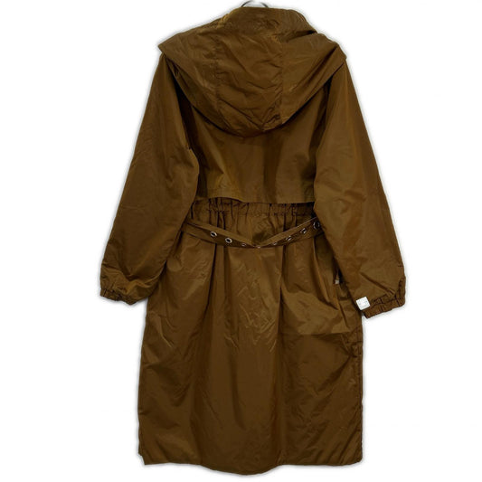 Max Mara マックスマーラ マスタード×グレージュ 902113076 リバーシブル ナイロンフーディコート コート
