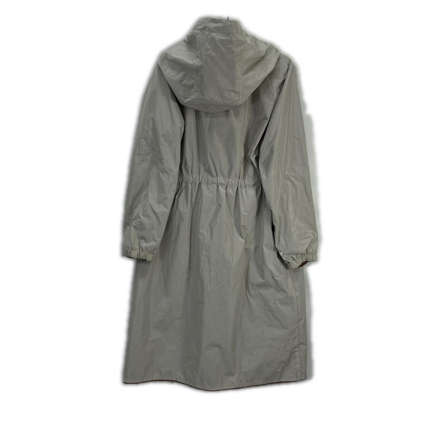 Max Mara Max Mara 芥末色×灰褐色 902113076 可翻面尼龙连帽外套 大衣
