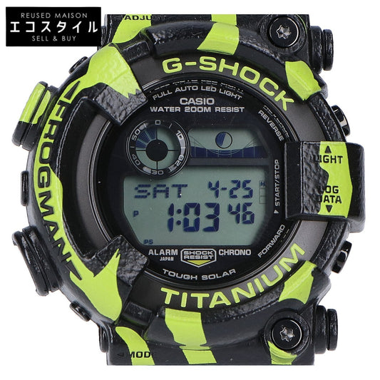 G-SHOCK ジーショック 【新品同様】GW-8200TPF-1JR FROGMAN フロッグマン ミスジヤドクガエルモチーフ タフソーラー デジタル 腕時計