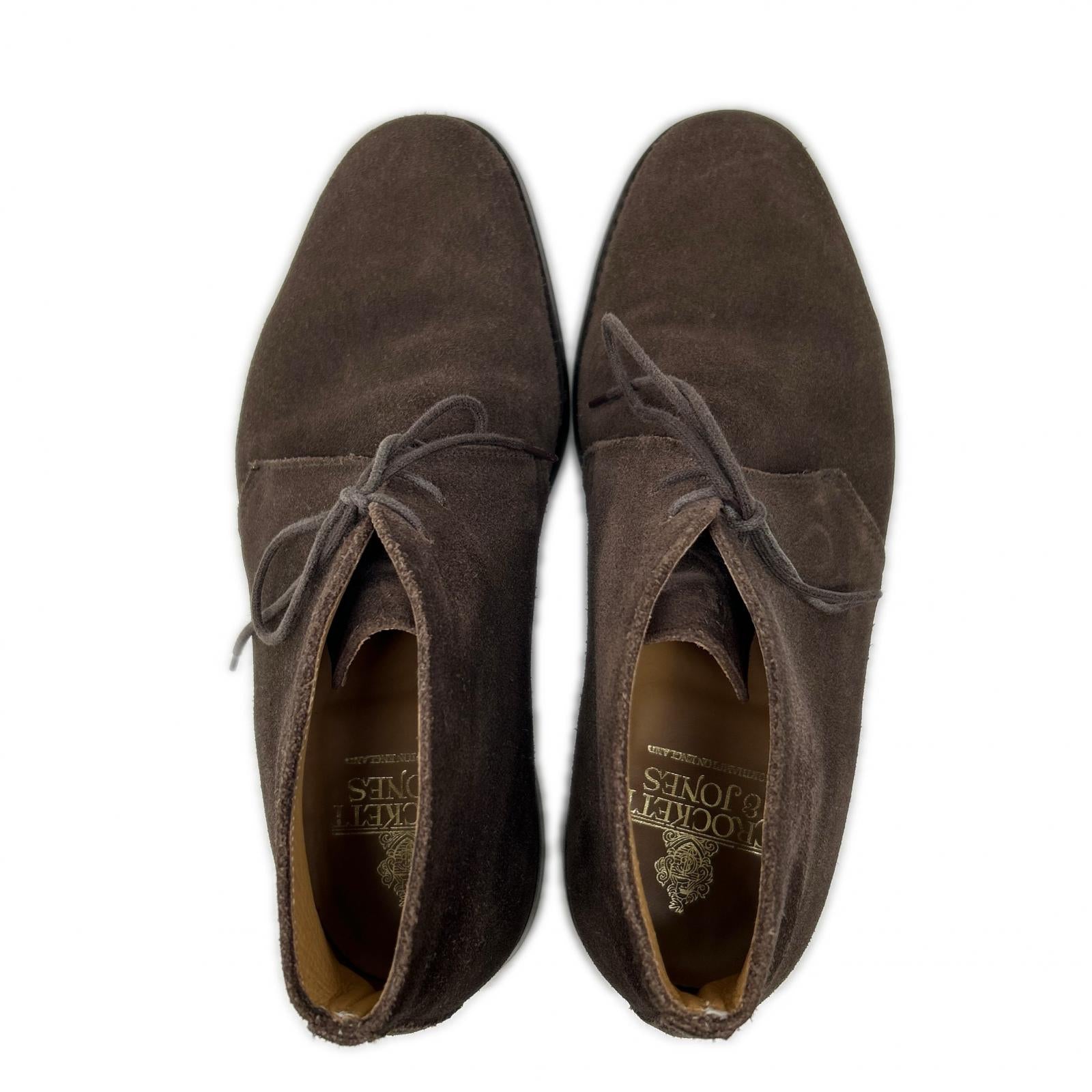Crockett&Jones クロケット＆ジョーンズ CHERTSEY スエード チャッカブーツ シューズ