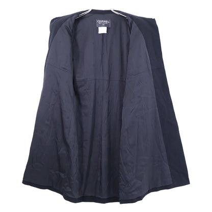 CHANEL 【美品/国内正規】97P P07239V05361 Logo Button Single-Breasted Coat