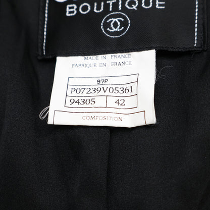 CHANEL 【美品/国内正規】97P P07239V05361 Logo Button Single-Breasted Coat