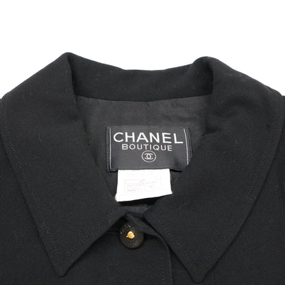 CHANEL 【美品/国内正規】97P P07239V05361 Logo Button Single-Breasted Coat