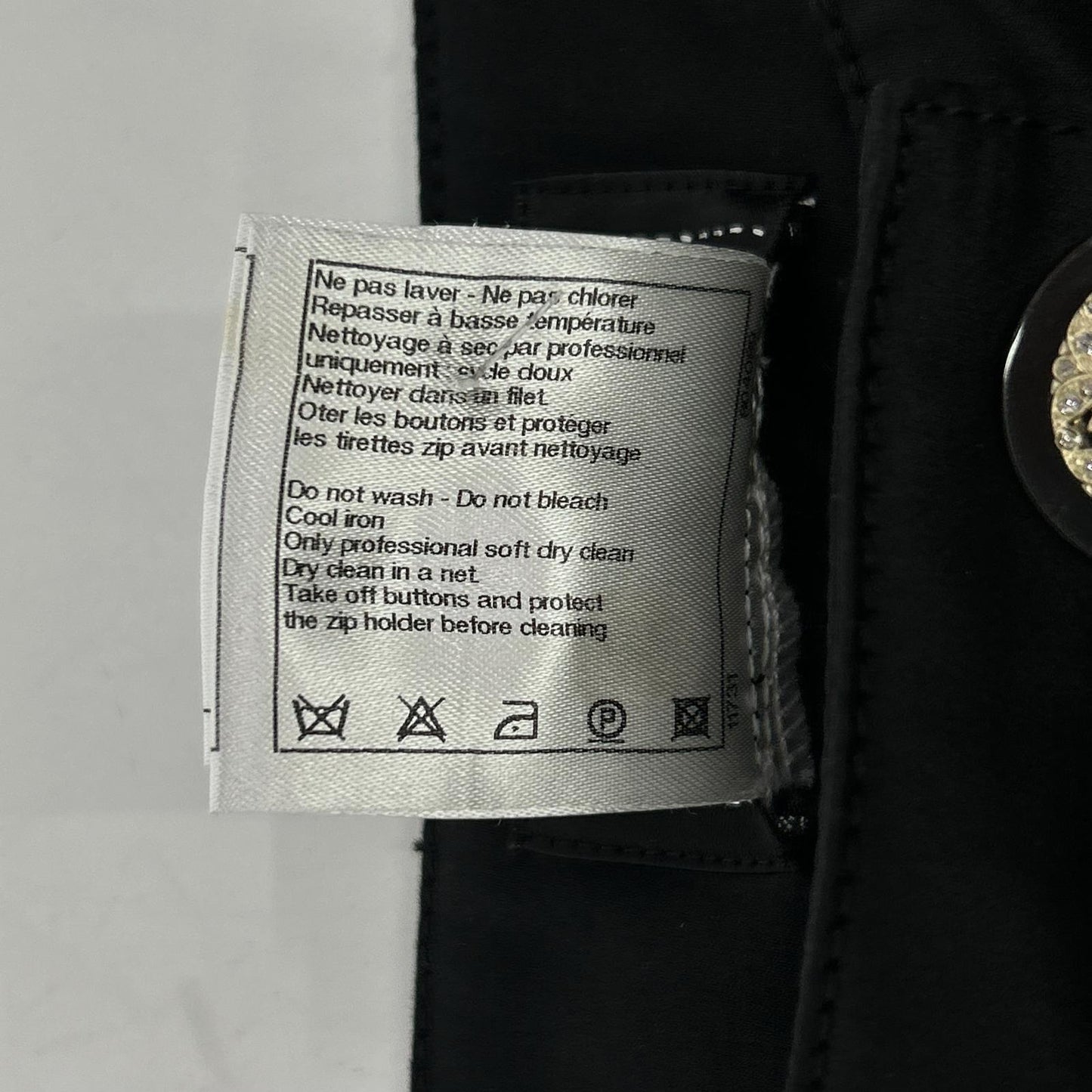 P45186 ﾌﾞﾗｯｸ 13Cﾊﾟﾝﾂ ボトムス 38 レディース