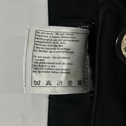 P45186 ﾌﾞﾗｯｸ 13Cﾊﾟﾝﾂ ボトムス 38 レディース