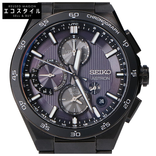 SEIKO セイコー 新品同様 ASTRON SBXC155 ネクスター セラミックス&チタン ソーラーGPS衛星電波 腕時計