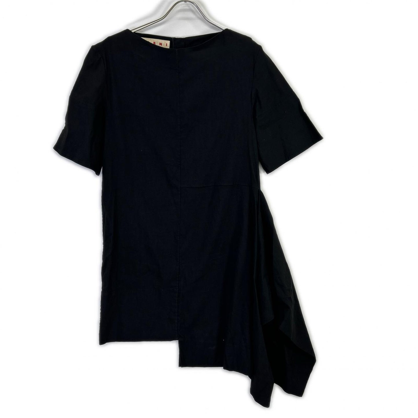MARNI マルニ TNMAR01A00TL234 ブラック アシンメトリー ワンピース ワンピース
