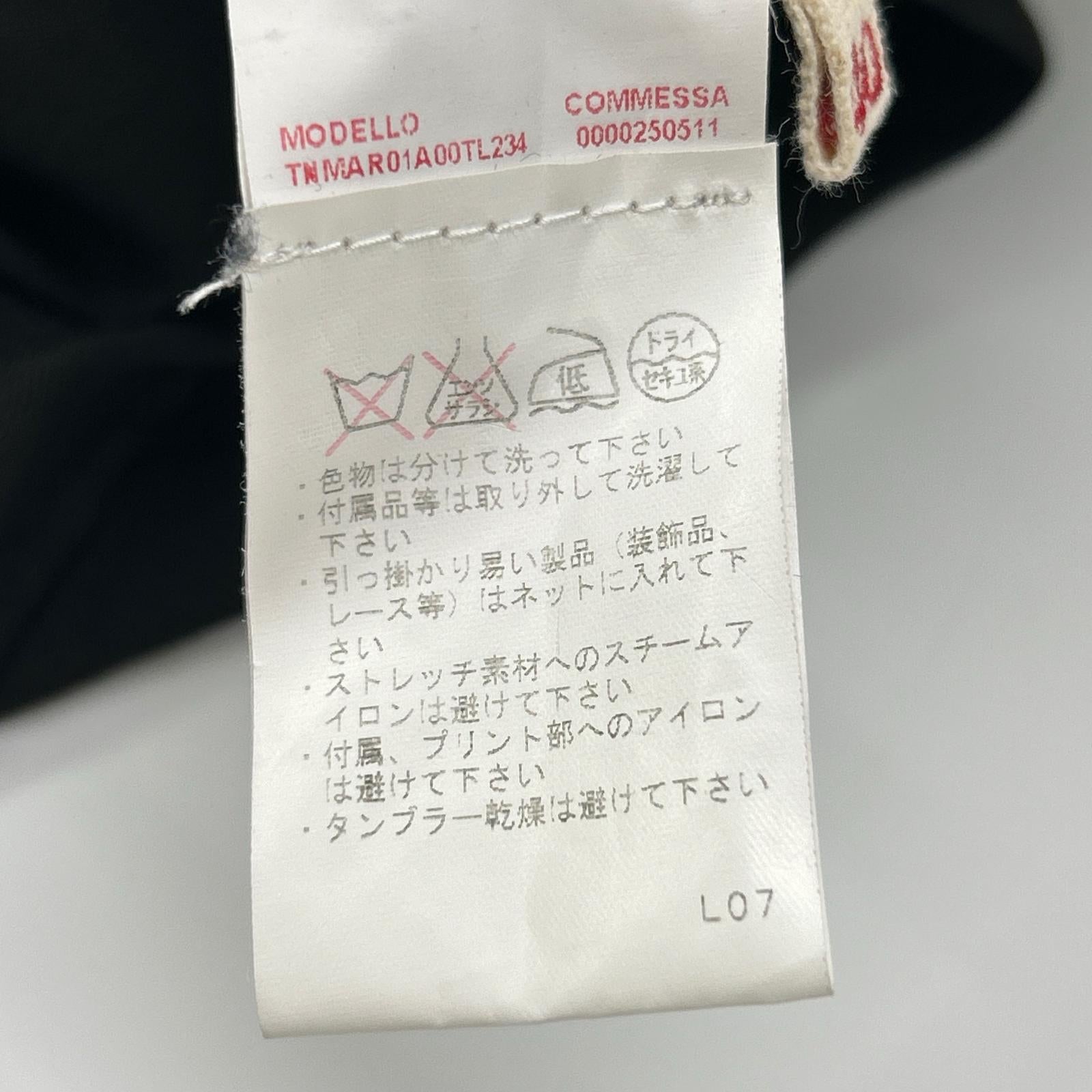 MARNI マルニ TNMAR01A00TL234 ブラック アシンメトリー ワンピース ワンピース