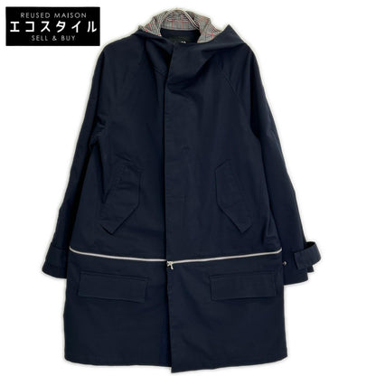 ZUCCA CZ92FA568 Navy Detachable hooded coat
