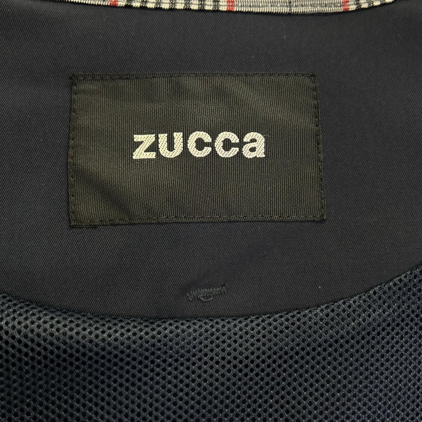 ZUCCA CZ92FA568 Navy Detachable hooded coat