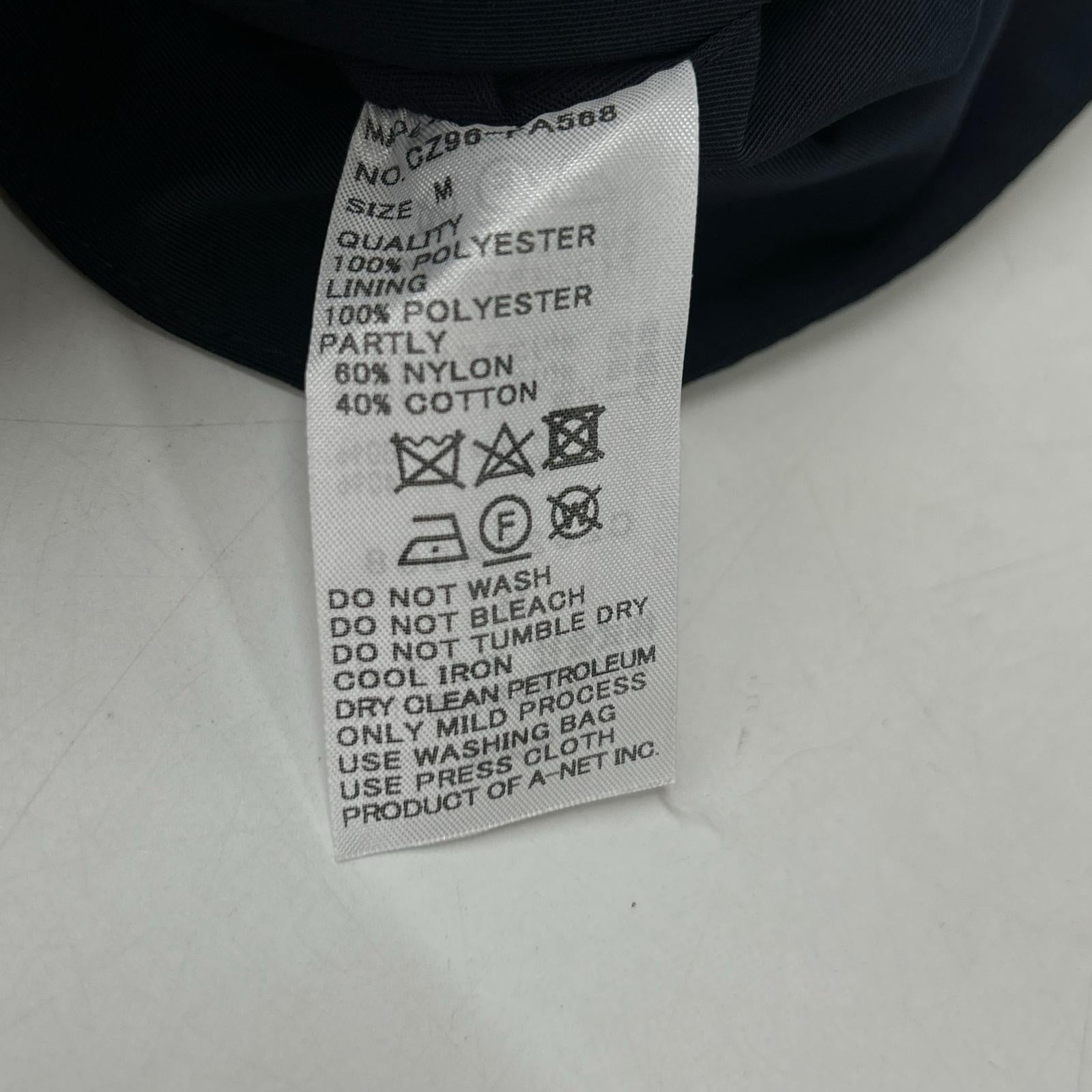 ZUCCA CZ92FA568 Navy Detachable hooded coat